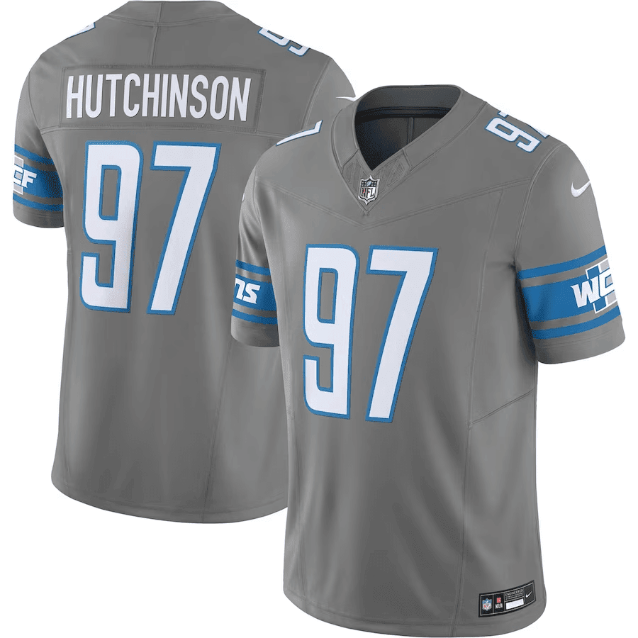 Aidan Hutchinson Detroit Lions Vapor F.U.S.E. Limited Jersey - All Stitched - Image 3
