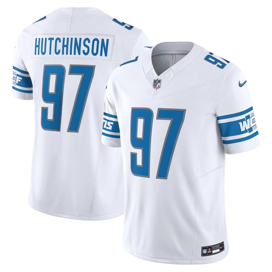 Aidan Hutchinson Detroit Lions Vapor F.U.S.E. Limited Jersey - All Stitched - Image 2