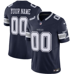 Cowboys Vapor Limited Custom Jersey - All Stitched