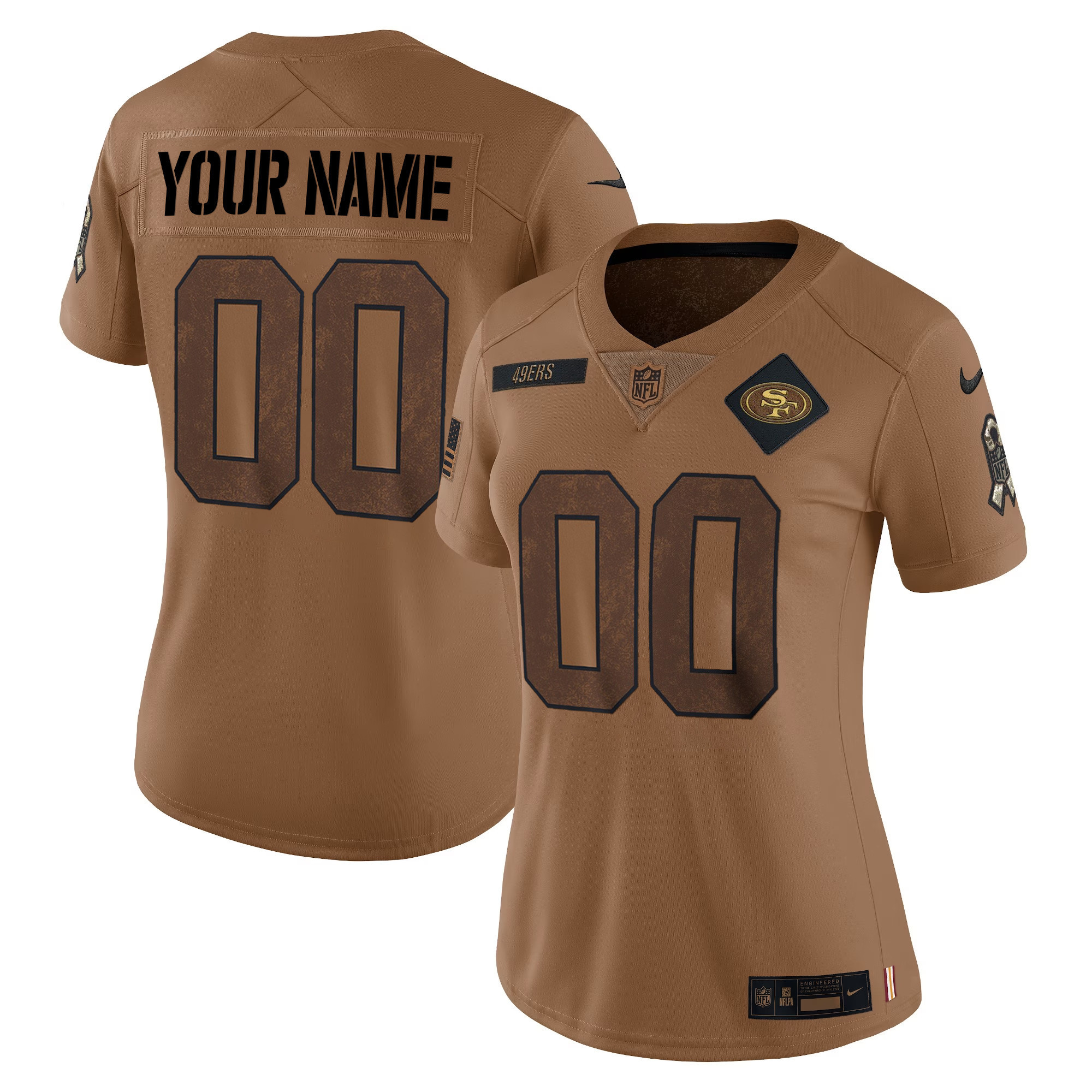 49ers 2023 Salute to Service Custom Jersey - Image 2
