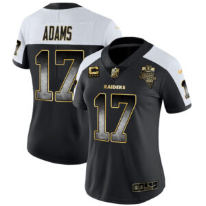 Women's Raiders Gold Arch Smoke Vapor Jersey - All Stitched