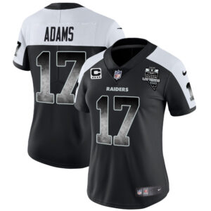 Women's Raiders Arch Smoke Vapor Jersey - All Stitched