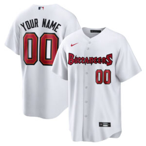 Tampa Bay Buccaneers White Custom Jersey - All Stitched