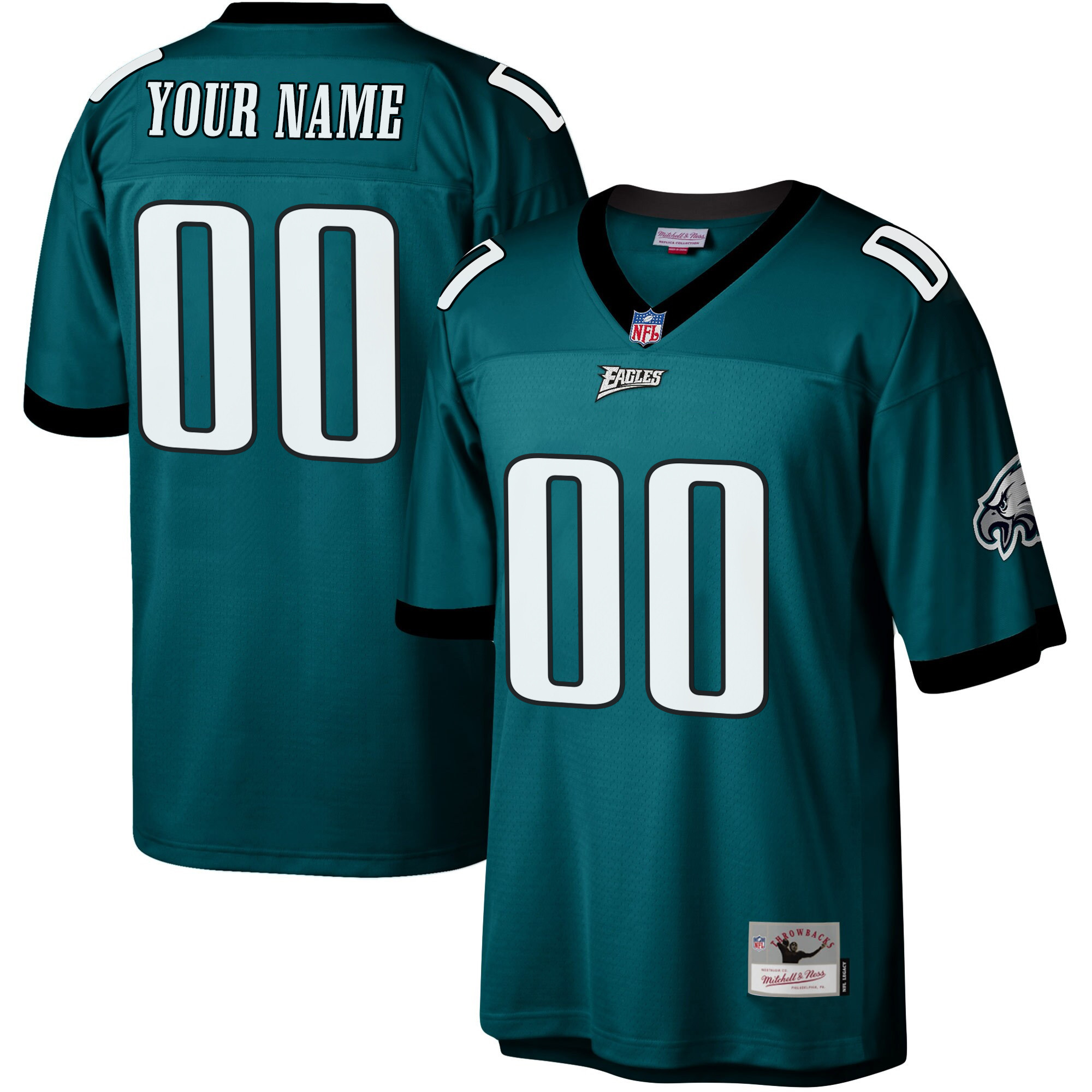 Eagles Big & Tall Legacy Custom Jersey - All Stitched - Image 2