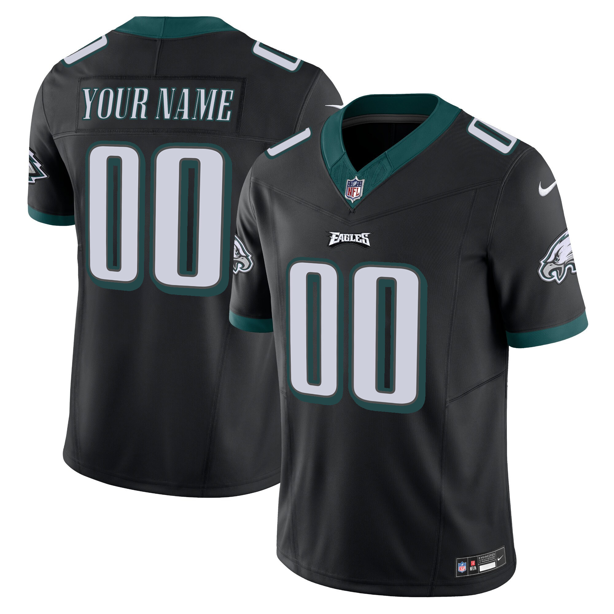 Eagles Vapor Limited Custom Jersey - All Stitched - Image 4