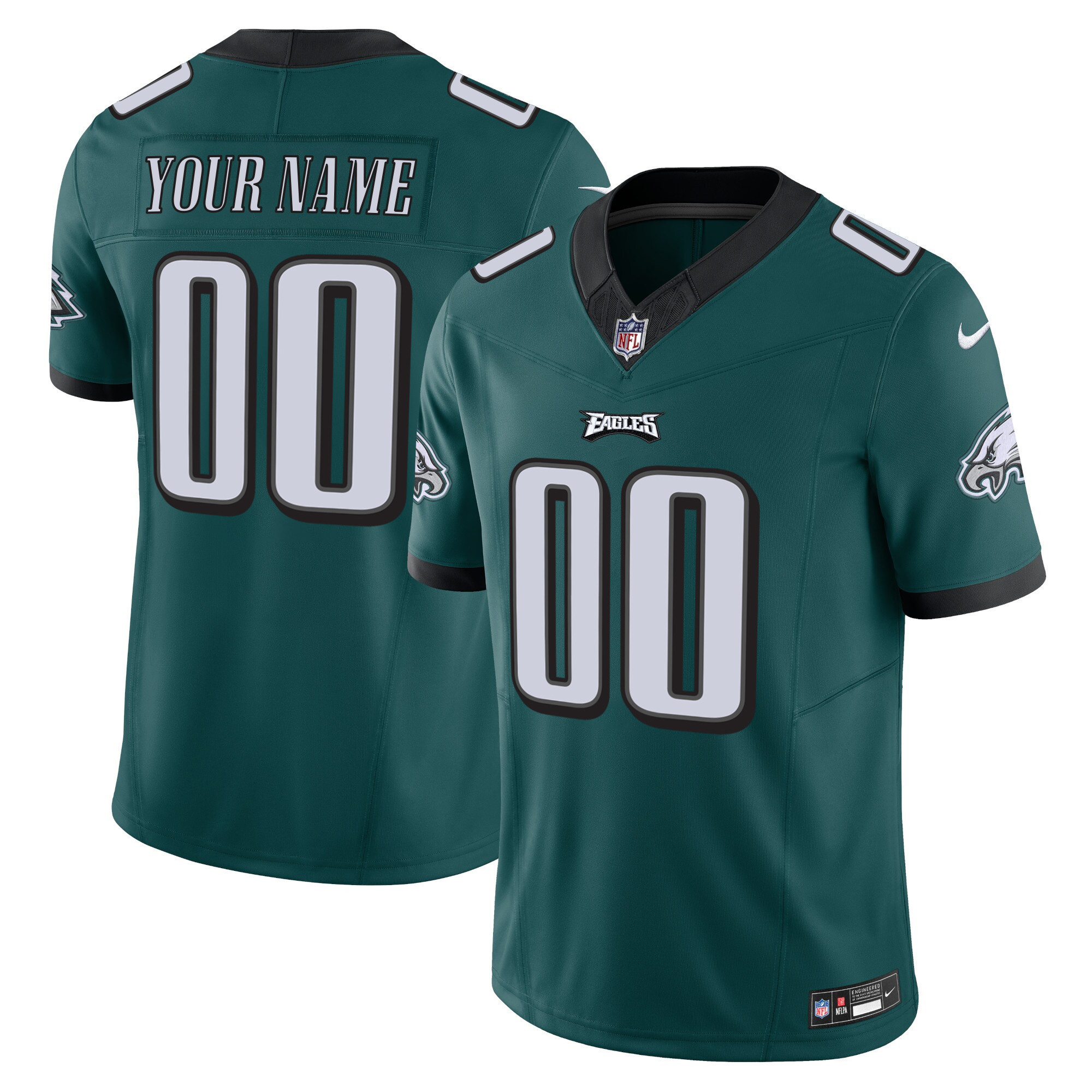 Eagles Vapor Limited Custom Jersey - All Stitched - Image 2