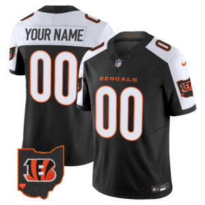 Bengals Ohio Patch Vapor Limited Custom Jersey - All Stitched