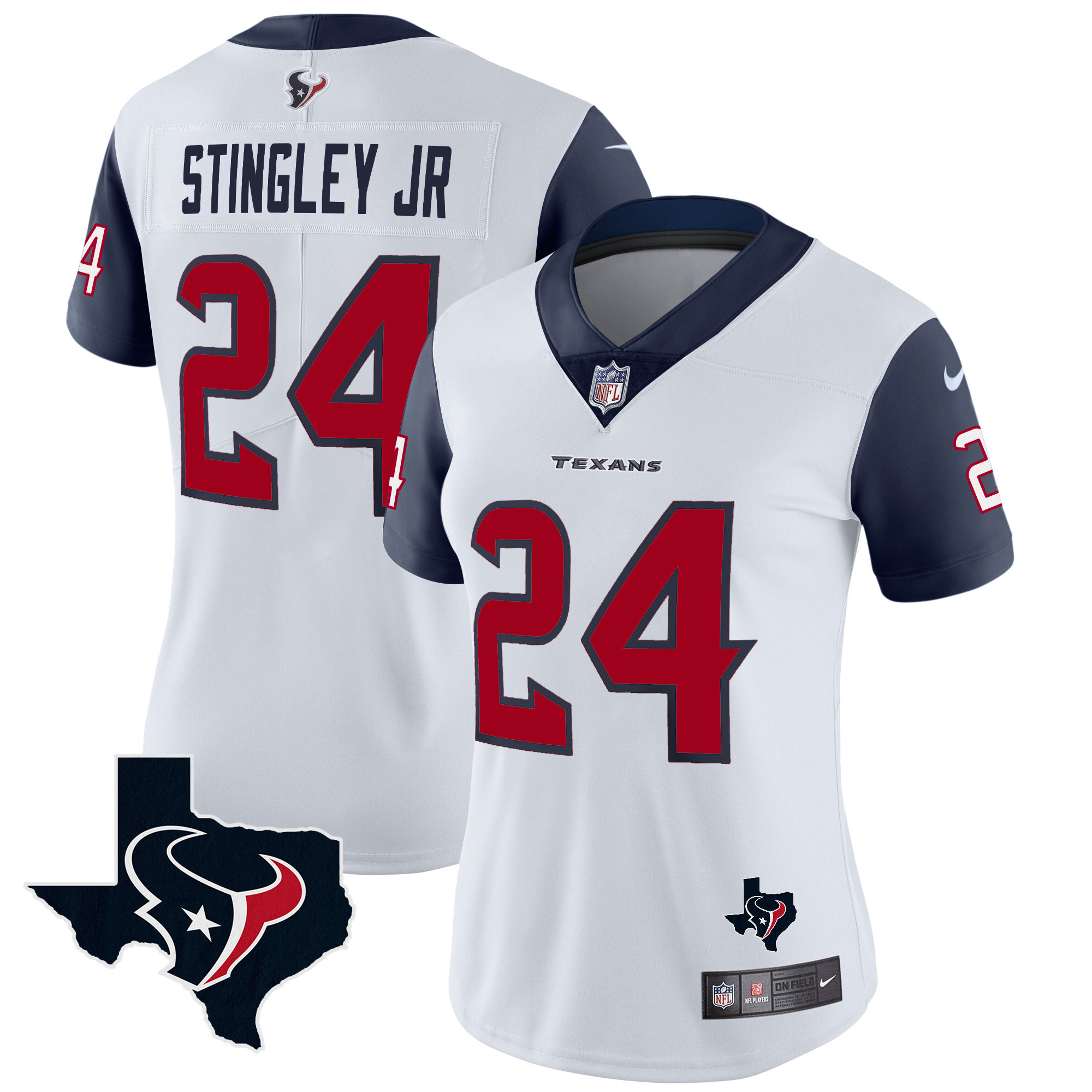 Women's Houston Texans Vapor Limited Jersey - All Stitched - Image 26