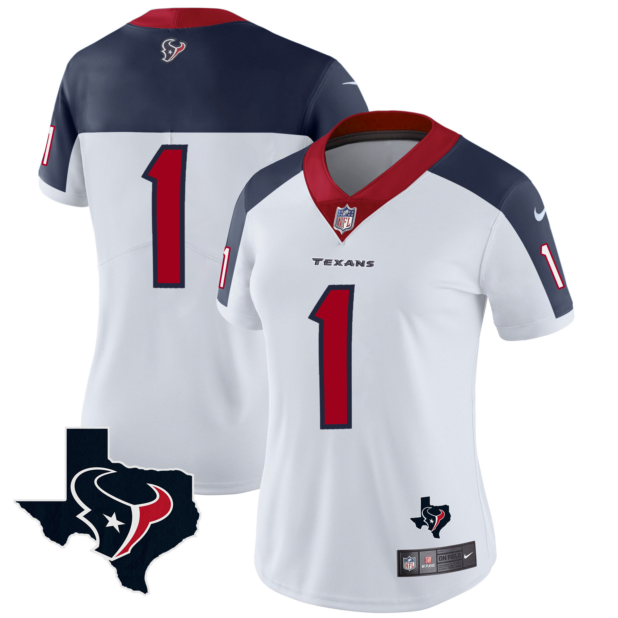 Women's Houston Texans Vapor Limited Jersey - All Stitched - Image 36