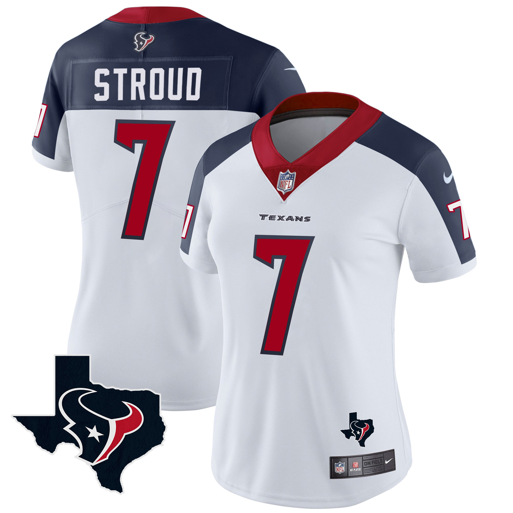 Women's Houston Texans Vapor Limited Jersey - All Stitched - Image 31