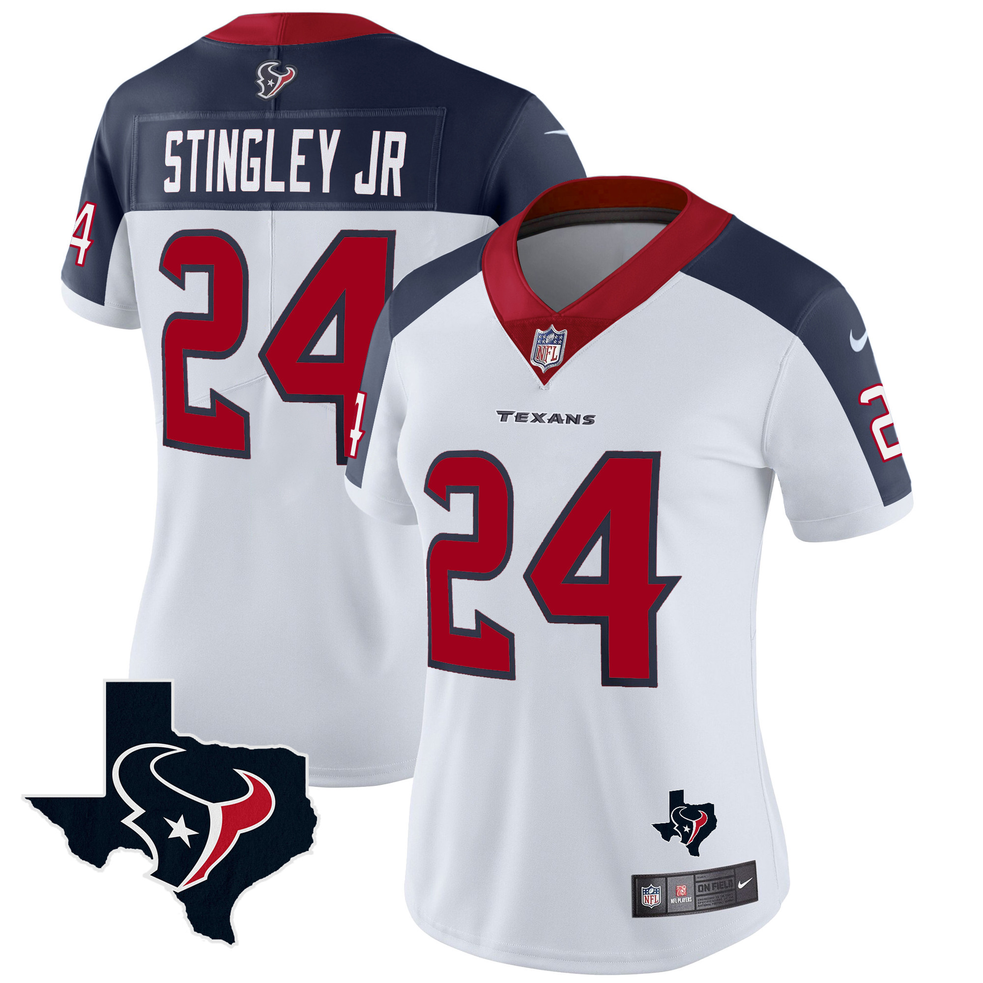 Women's Houston Texans Vapor Limited Jersey - All Stitched - Image 32