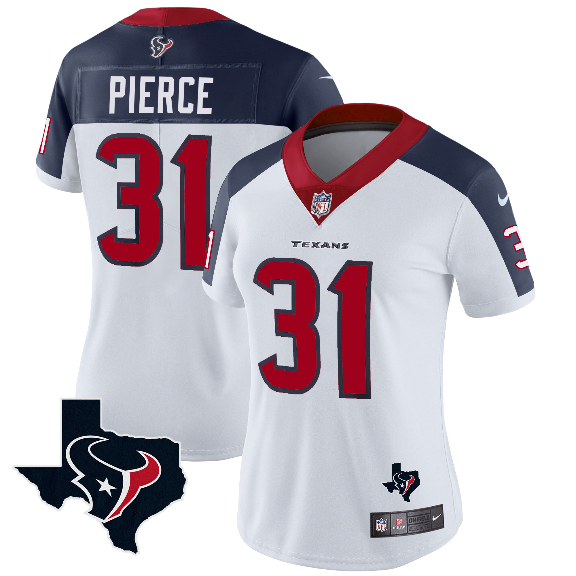 Women's Houston Texans Vapor Limited Jersey - All Stitched - Image 33