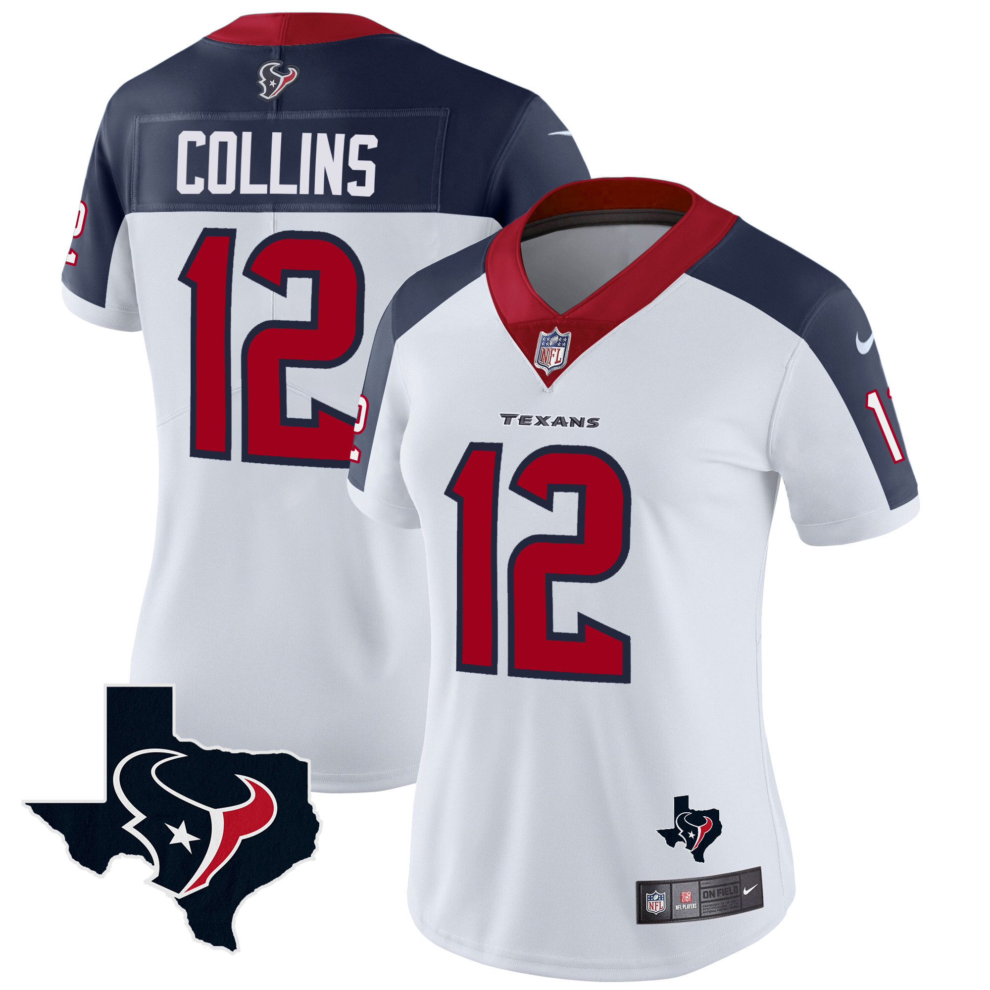 Women's Houston Texans Vapor Limited Jersey - All Stitched - Image 34