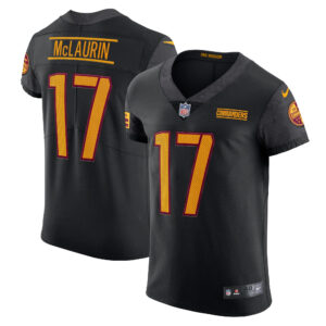 Terry McLaurin Washington Commanders Black Vapor Elite Jersey - All Stitched