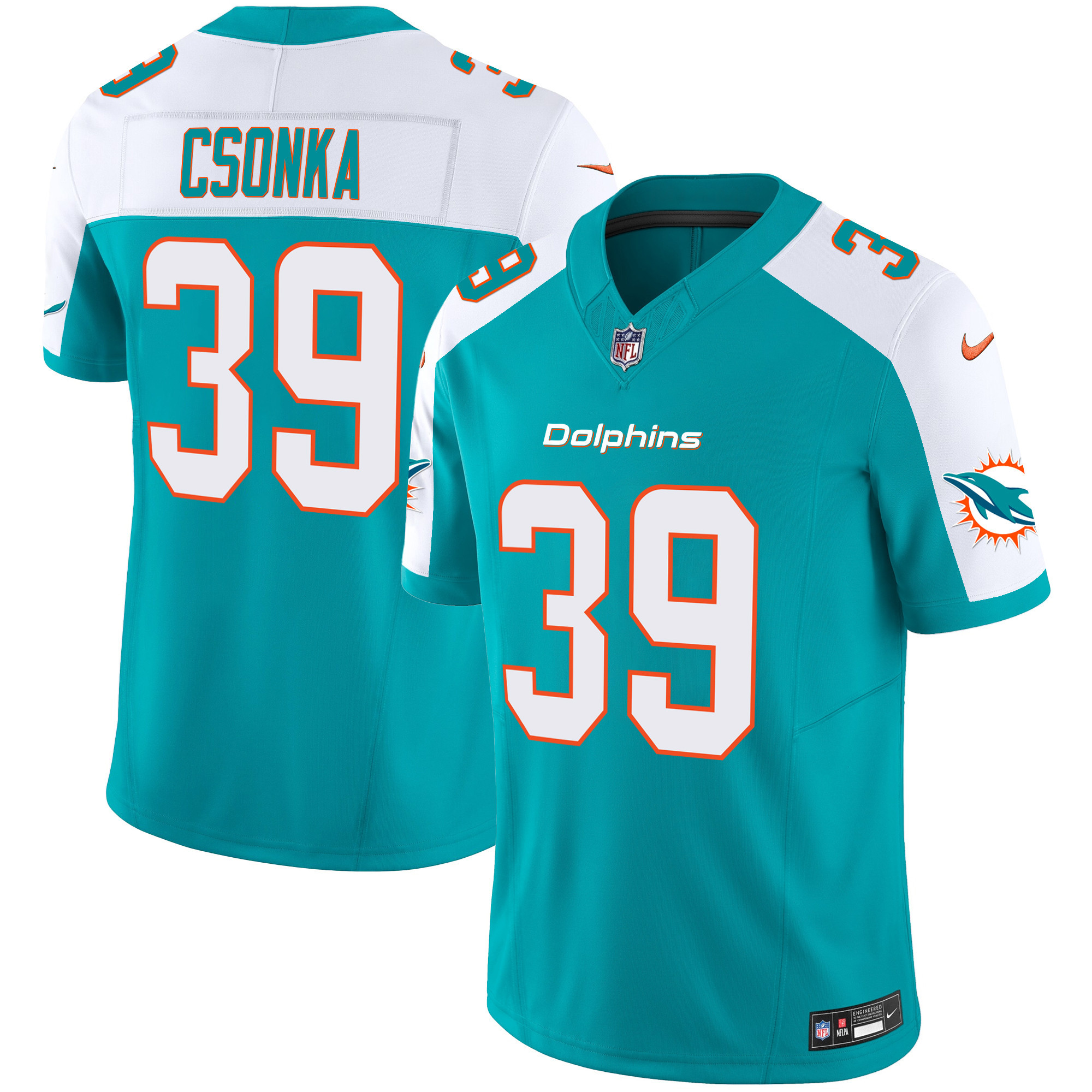 Men's Dolphins Vapor Limited Jersey V2 - All Stitched - Image 7