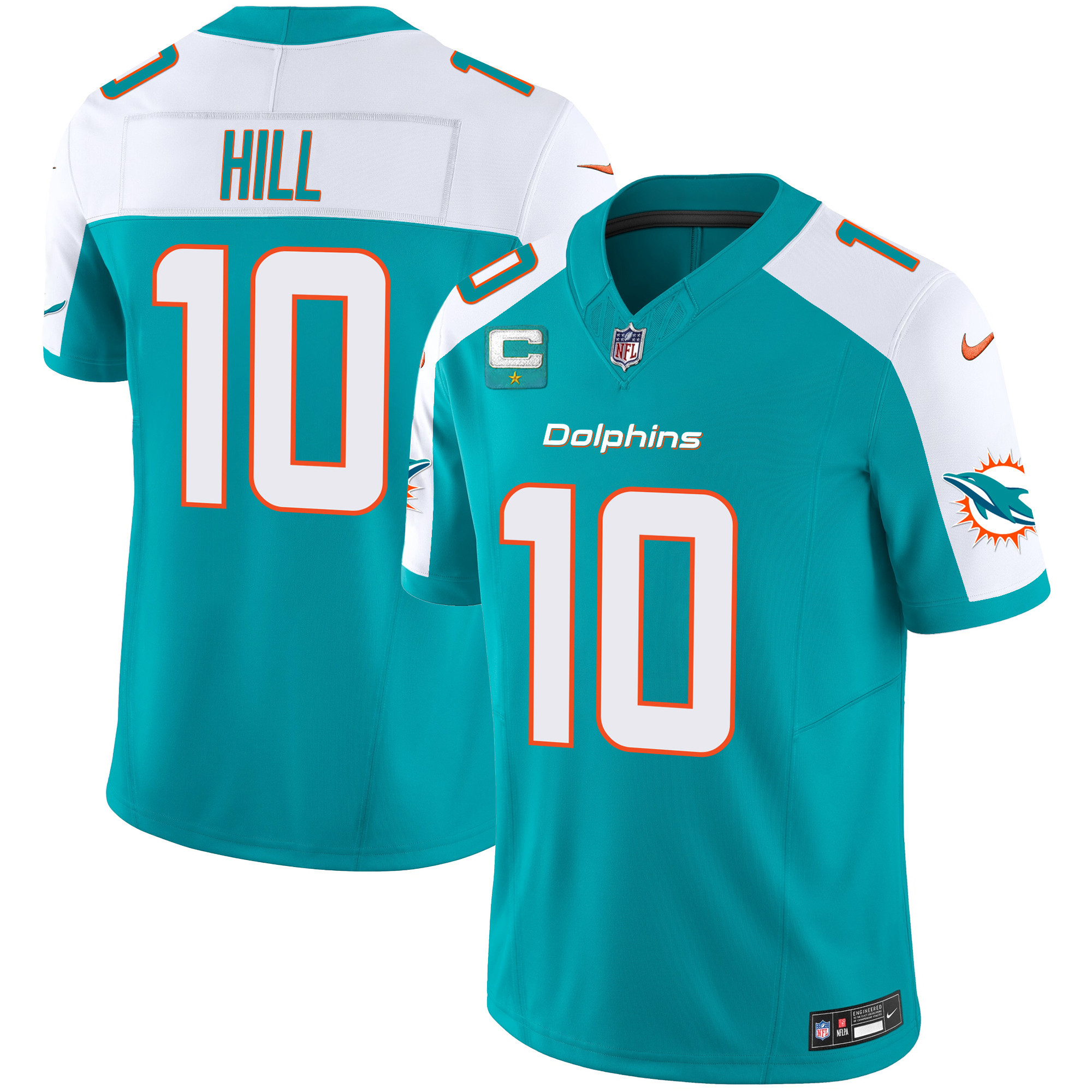 Men's Dolphins Vapor Limited Jersey V2 - All Stitched - Image 3
