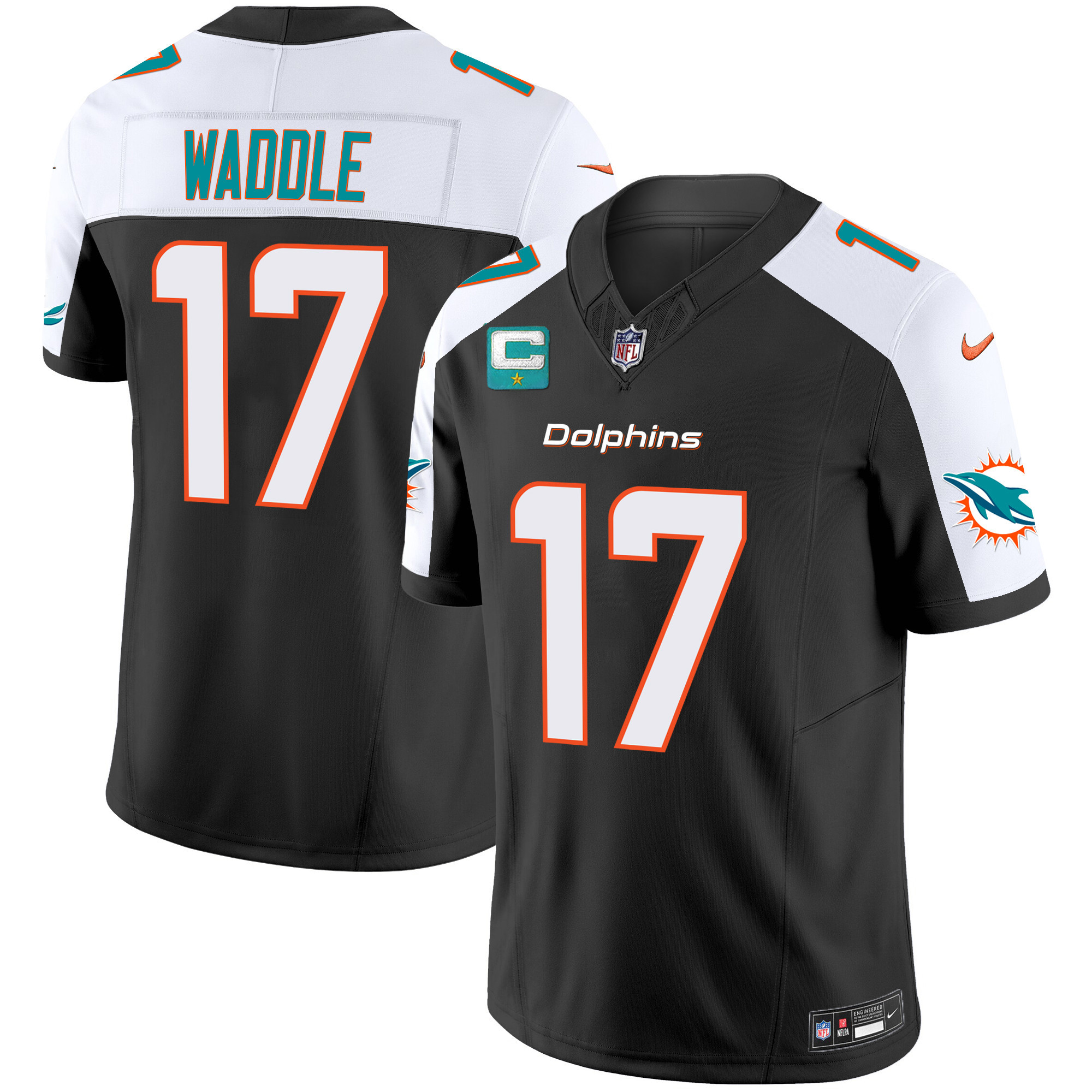 Men's Dolphins Vapor Limited Jersey V2 - All Stitched - Image 10