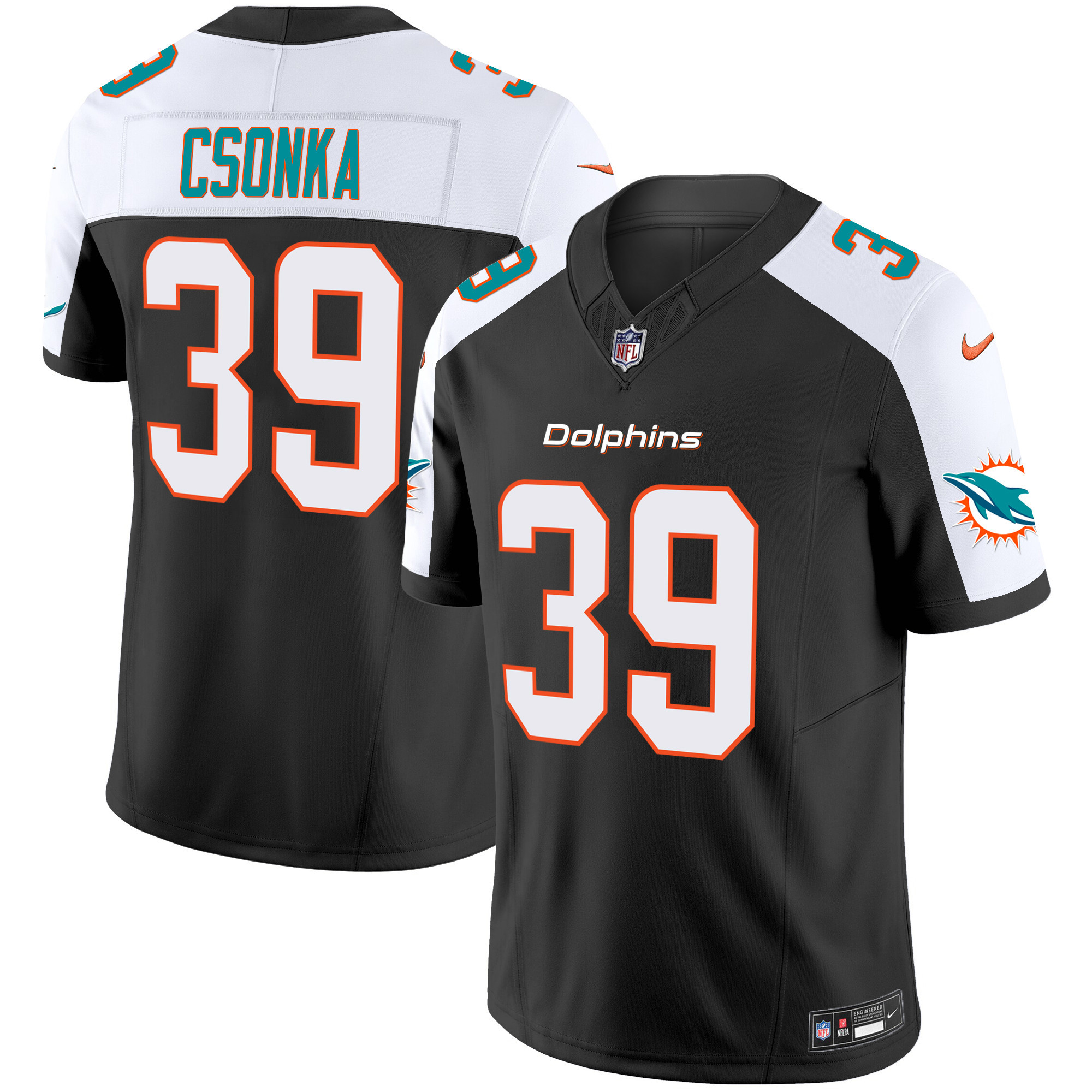 Men's Dolphins Vapor Limited Jersey V2 - All Stitched - Image 15