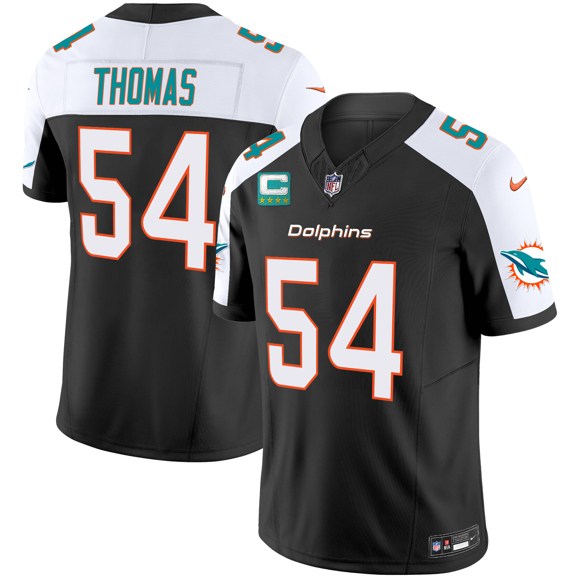 Men's Dolphins Vapor Limited Jersey V2 - All Stitched - Image 14
