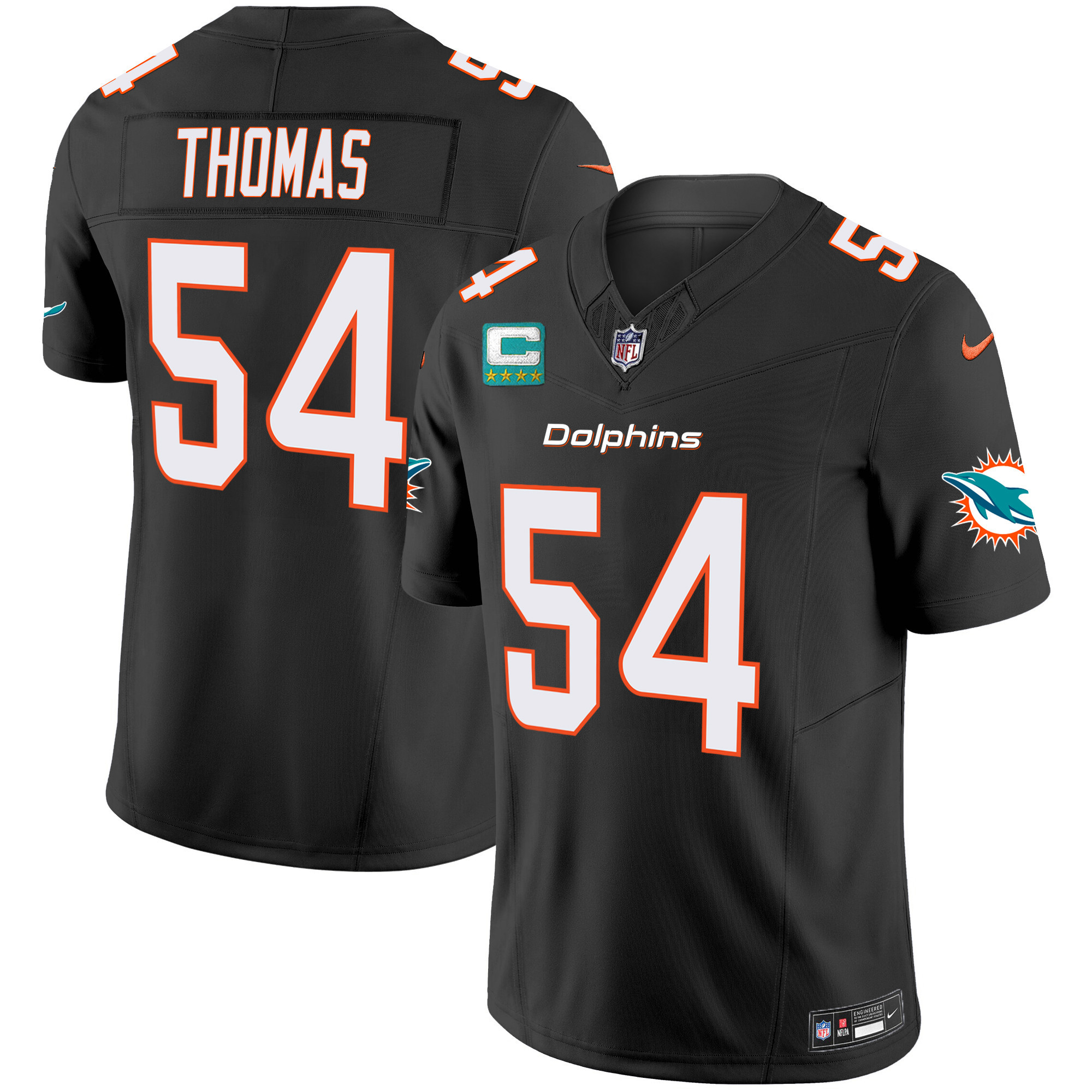 Men's Dolphins Vapor Limited Jersey V2 - All Stitched - Image 22