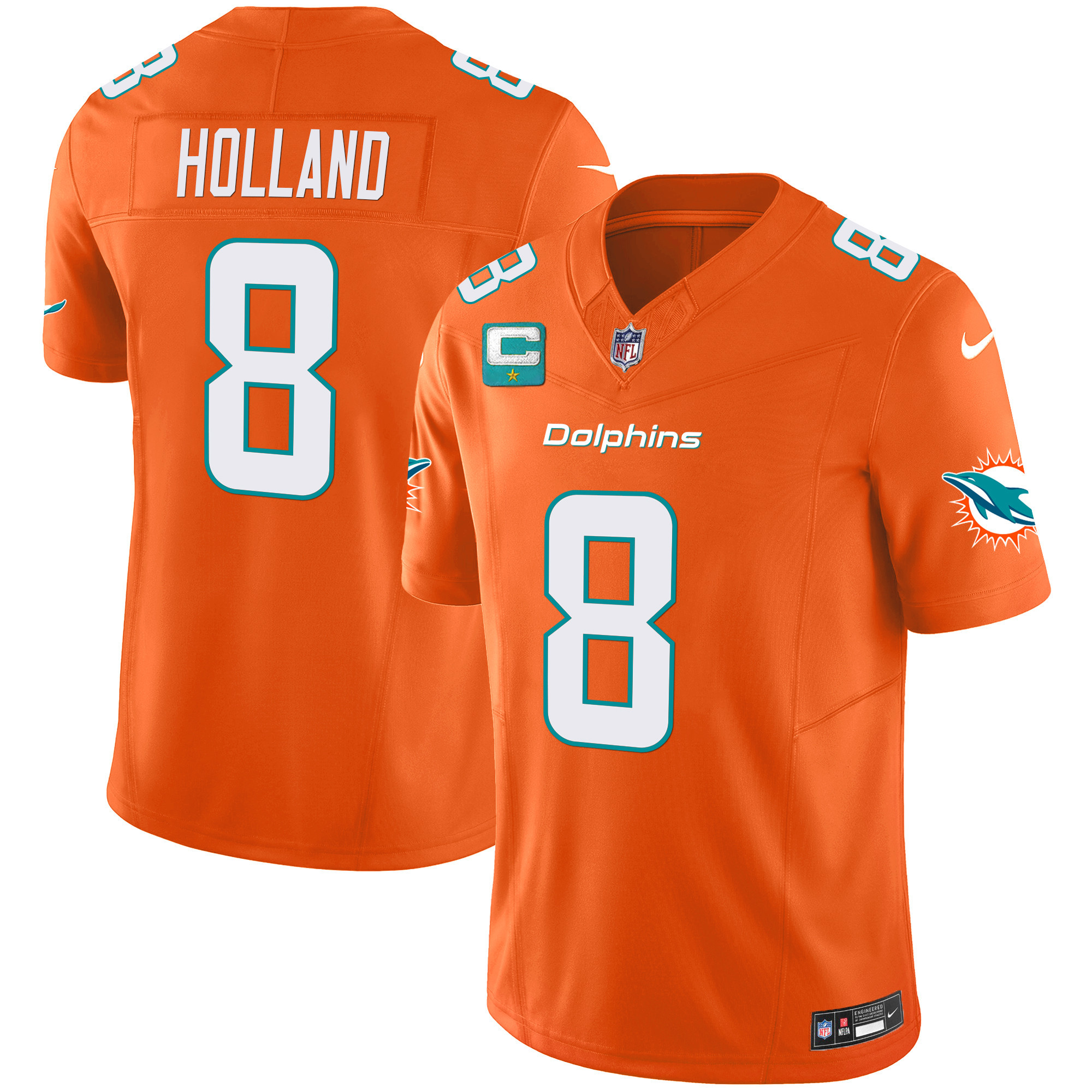 Men's Dolphins Vapor Limited Jersey V2 - All Stitched - Image 28