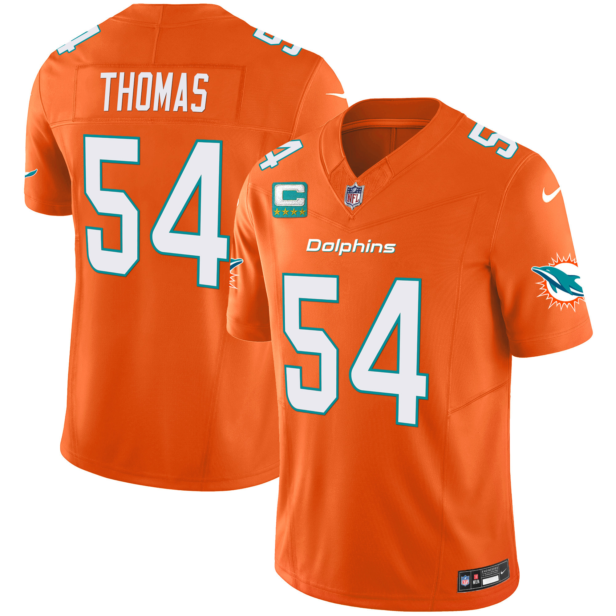 Men's Dolphins Vapor Limited Jersey V2 - All Stitched - Image 30