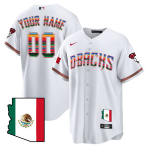 Men's Arizona Diamondbacks Hispanic Heritage Custom Jersey - All Stitched