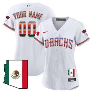 Women's Arizona Diamondbacks Hispanic Heritage Custom Jersey - All Stitched