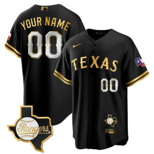 Texas Rangers 2023 Cool Base Custom Jersey - Texas Patch - All Stitched