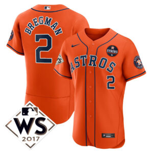 Alex Bregman Houston Astros 2017 World Series Jersey - All Stitched