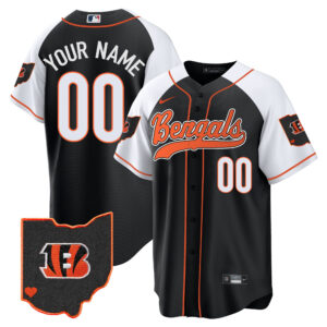 Bengals Ohio Patch Baseball Custom Jersey - All Stitched