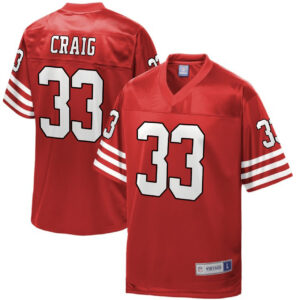 Roger Craig San Francisco 49ers Red Throwback Jersey - All Stitched
