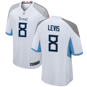 Will Levis Tennessee Titans 2023 NFL Draft White Jersey – All Stitched
