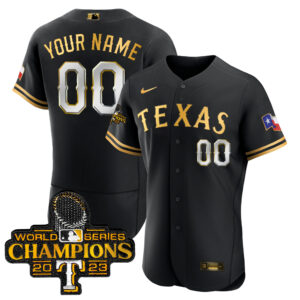 Texas Rangers 2023 World Series Champions Flex Base Custom Jersey - All Stitched