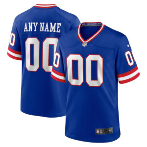 Giants Royal Classic Game Custom Jersey - All Stitched