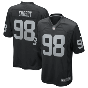 Maxx Crosby Las Vegas Raiders Black Game Jersey - All Stitched