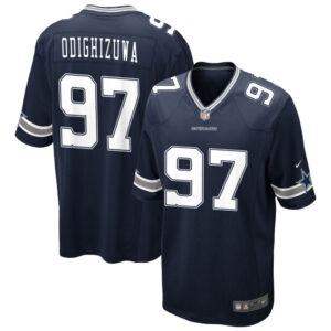 Osawaru Odighizuwa Dallas Cowboys Navy Jersey - All Stitched