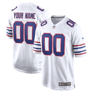 Buffalo Bills Road Game Custom Jersey - All Stitched