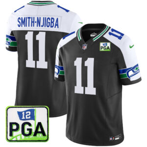 Men's Seahawks PGA Patch Vapor Limited Jersey - All Stitched