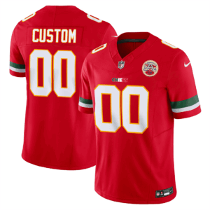 Kansas City Chiefs Mexico Edition Vapor Limited Custom Jersey - All Stitched