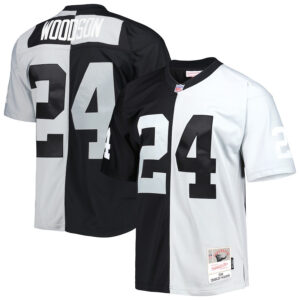 Charles Woodson Las Vegas Raiders 1998 Split Legacy Jersey - All Stitched