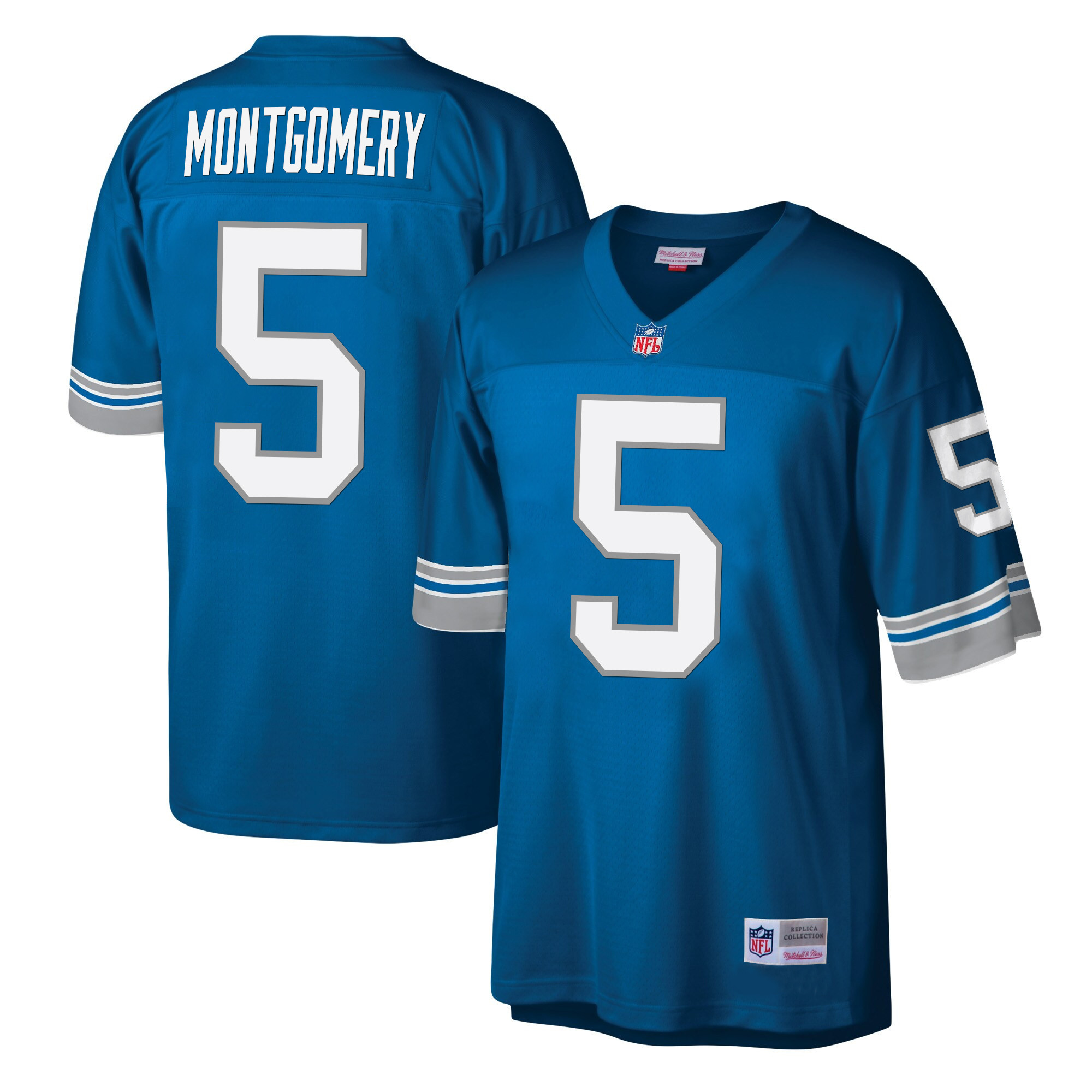 Men's Detroit Lions Big & Tall Legacy Jersey - All Stitched - Image 4