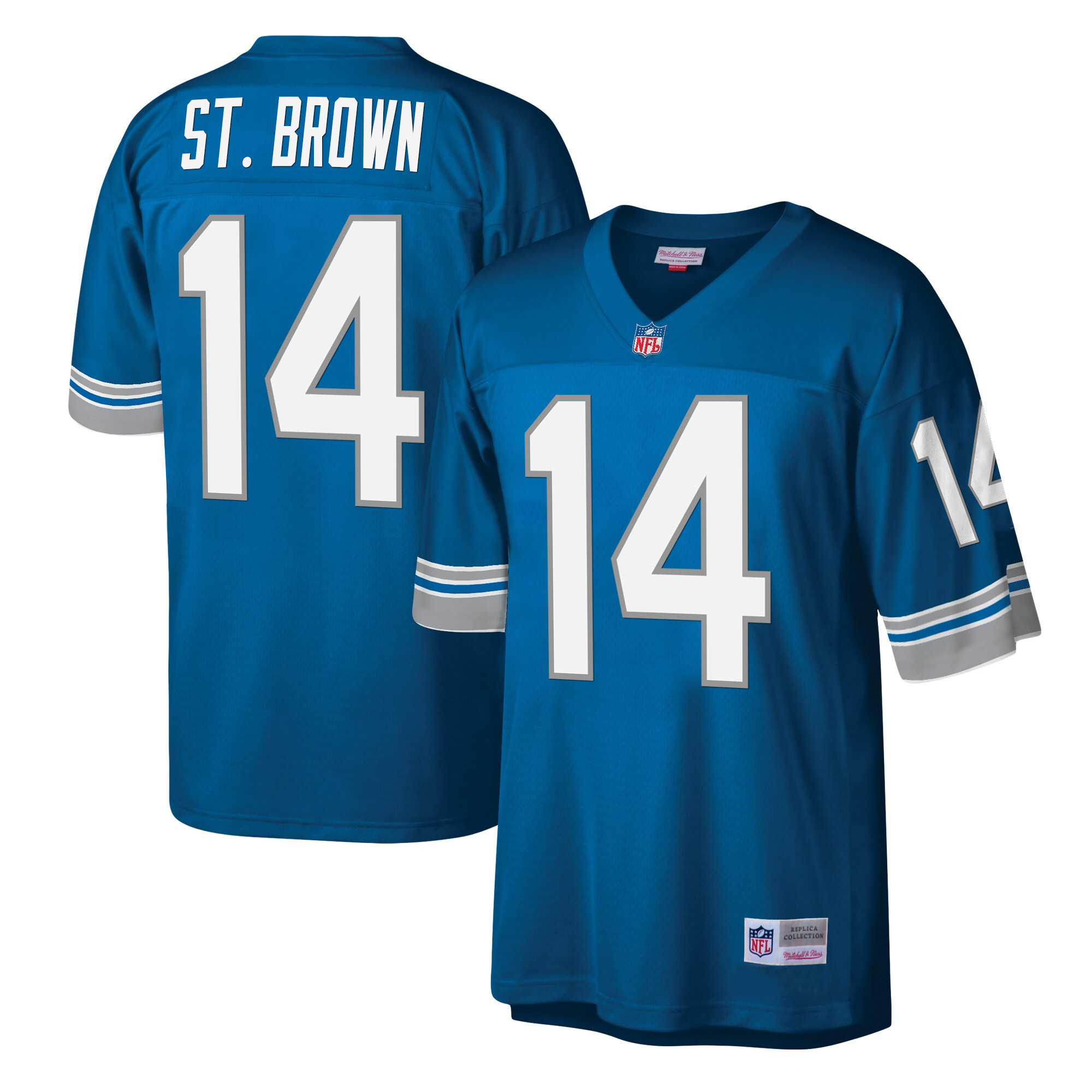 Men's Detroit Lions Big & Tall Legacy Jersey - All Stitched - Image 3