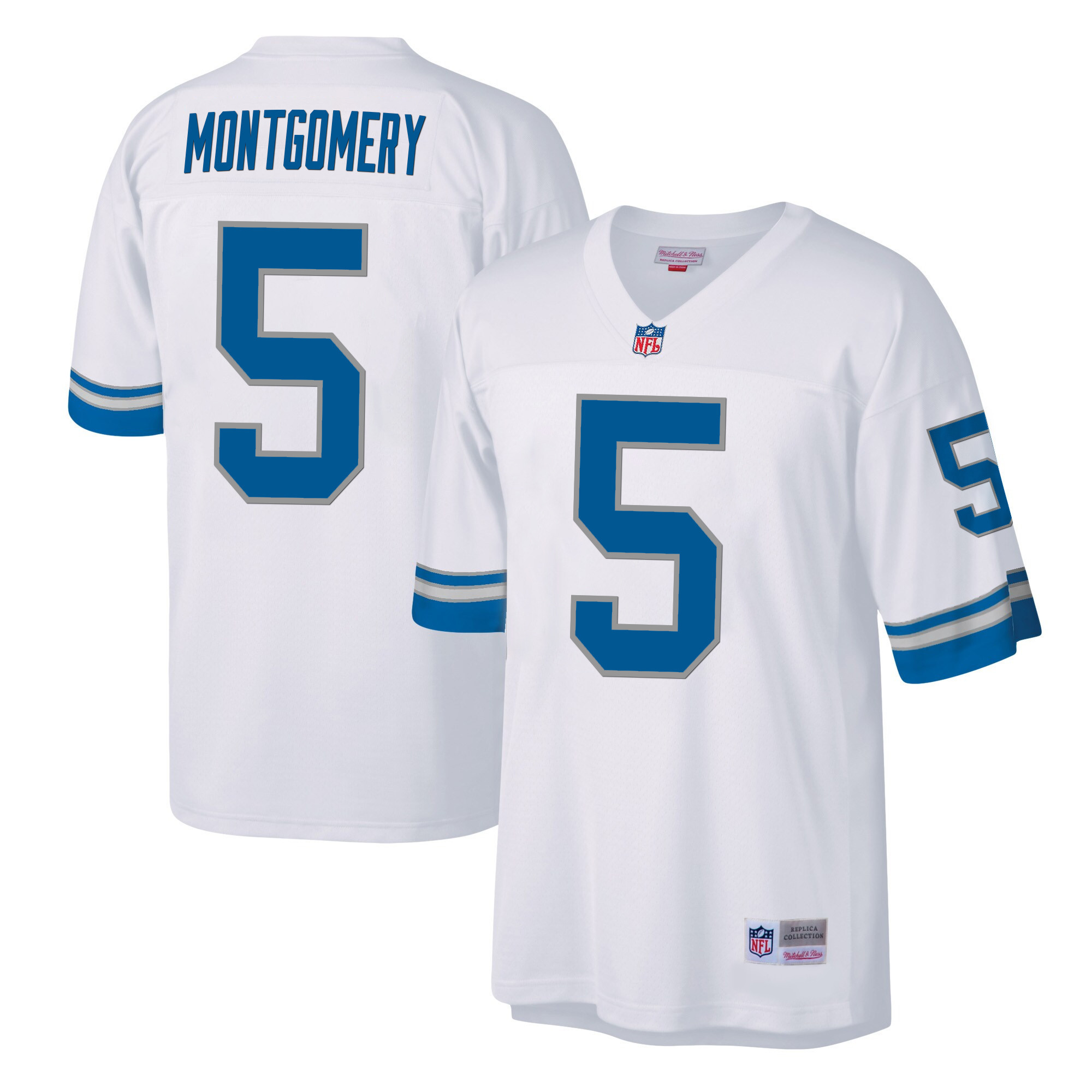 Men's Detroit Lions Big & Tall Legacy Jersey - All Stitched - Image 10