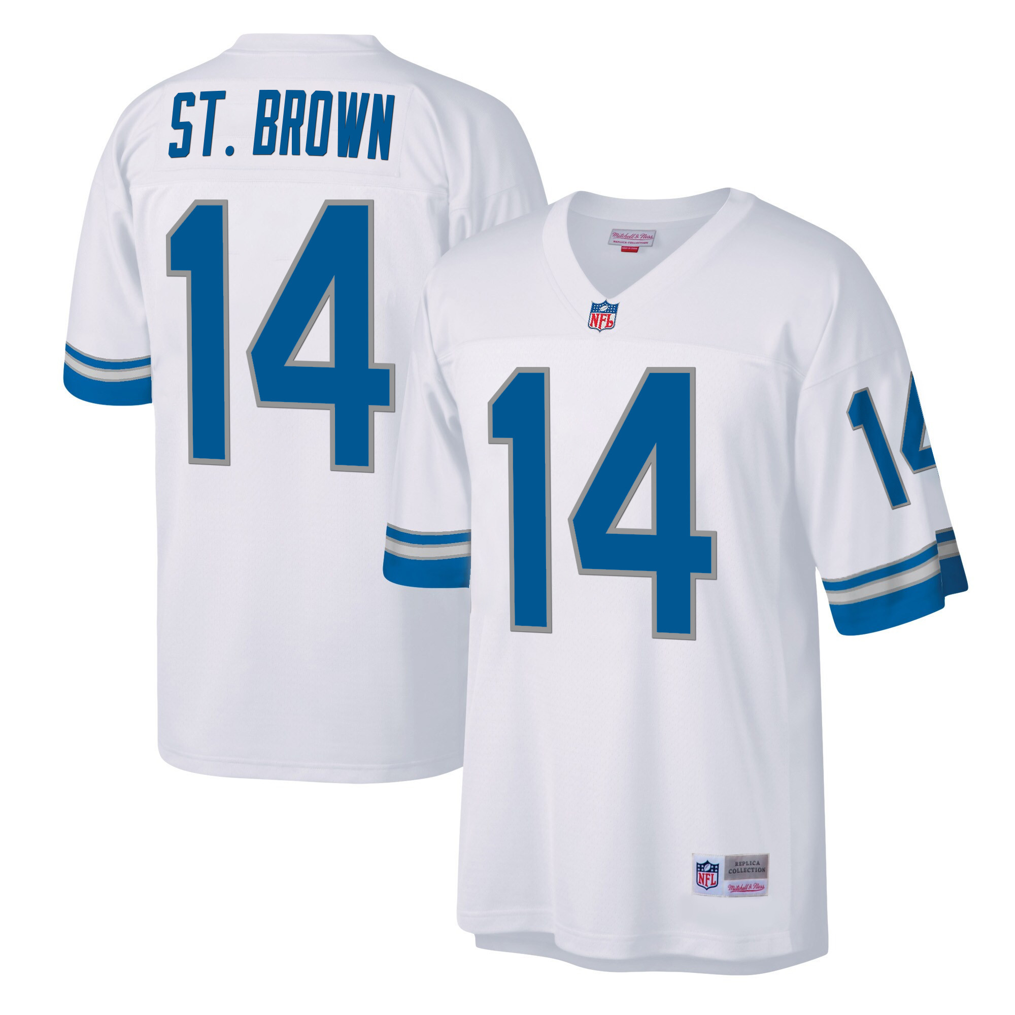 Men's Detroit Lions Big & Tall Legacy Jersey - All Stitched - Image 9