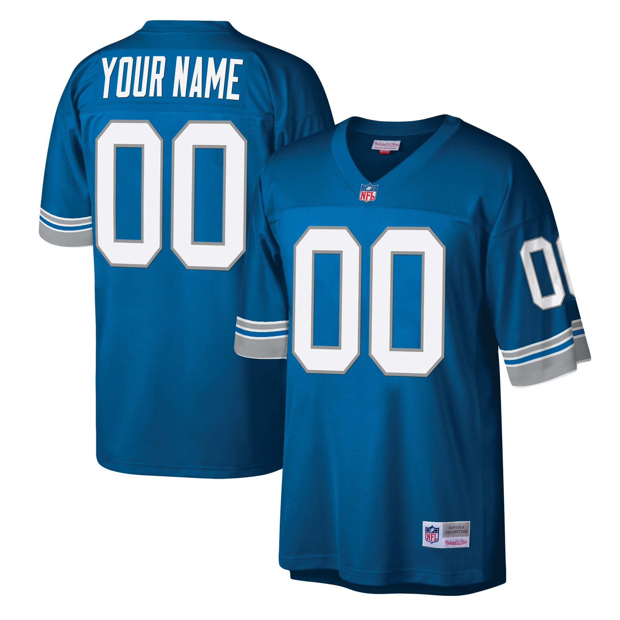 Detroit Lions Big & Tall Legacy Jersey - All Stitched