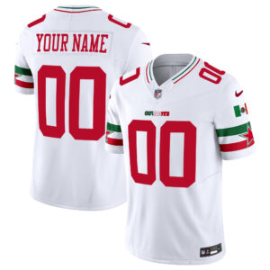 Cowboys Mexico Vapor Limited Custom Jersey - All Stitched