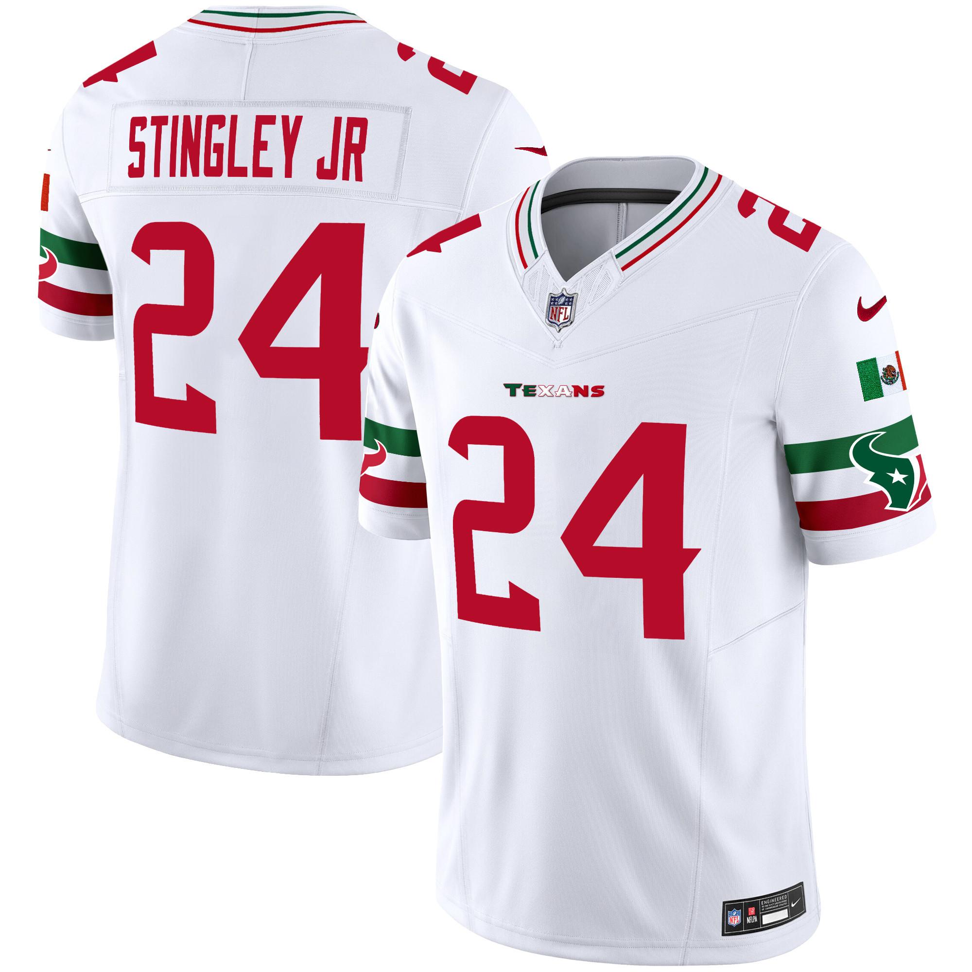 Men's Houston Texans Mexico Vapor Limited Jersey - All Stitched - Image 2