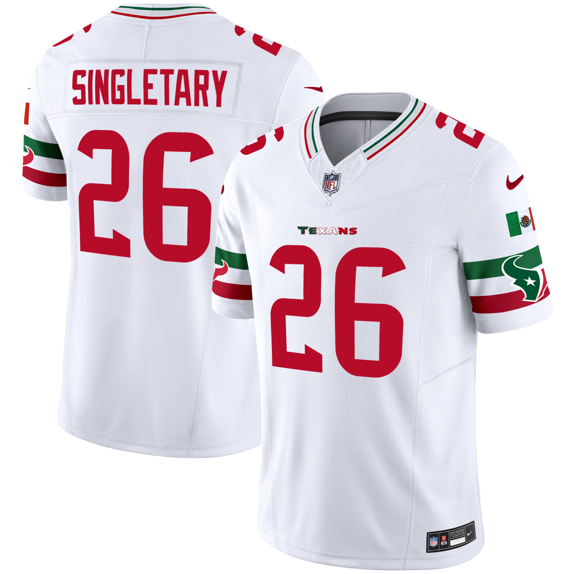 Men's Houston Texans Mexico Vapor Limited Jersey - All Stitched - Image 6