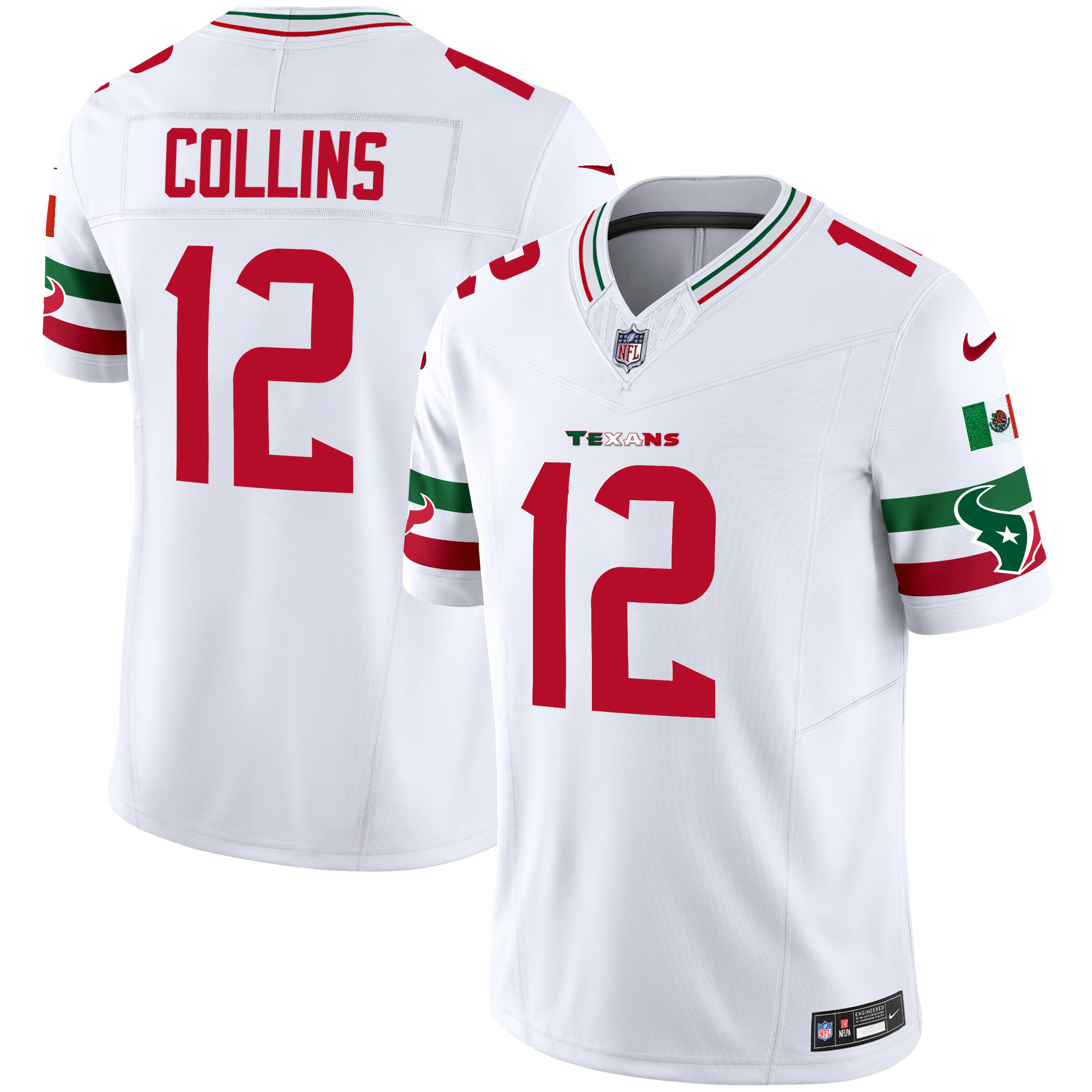 Men's Houston Texans Mexico Vapor Limited Jersey - All Stitched - Image 4